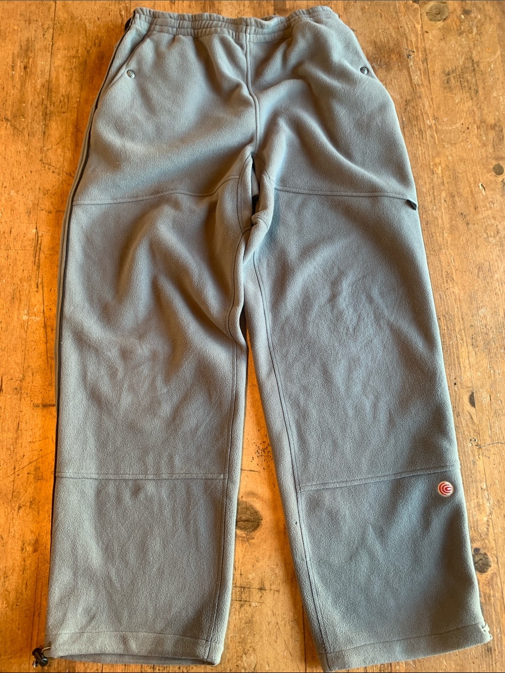 Columbia Gray Men's Fleece Joggers - adjustable bottoms